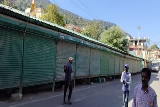 Uttarkashi Barkot Market Closed