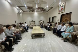 Health Minister held a meeting of the Health Department at his in-laws' place