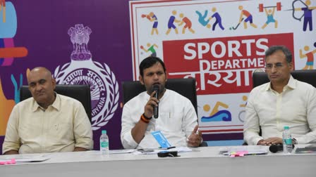 Sports Minister Gaurav Gautam