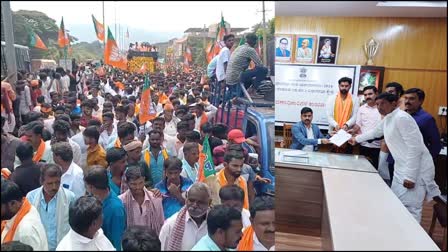 Bangaru hanumantu filing nomination