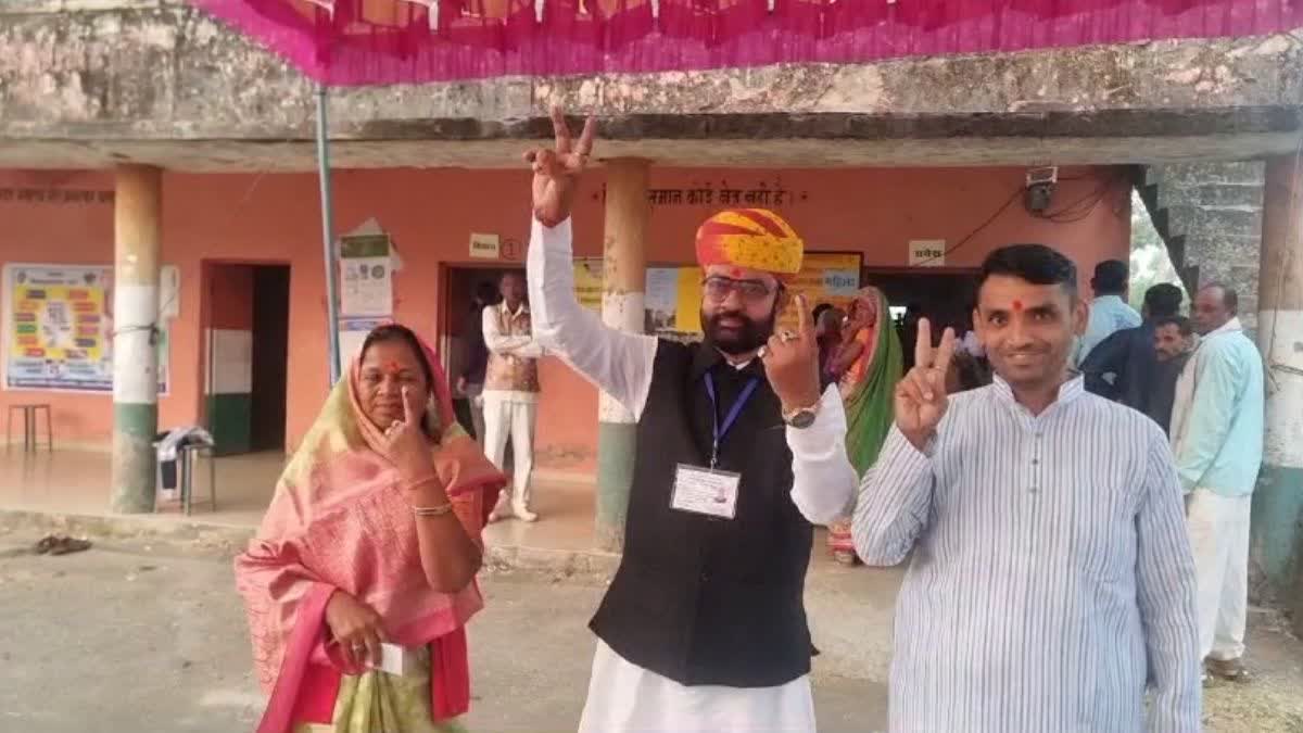 Mahendrajit Malviya cast his vote