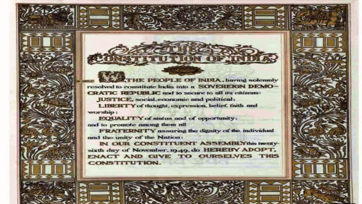 Constitution Day in India, also known as National Law Day, commemorates the adoption of the Indian Constitution on November 26, 1949.