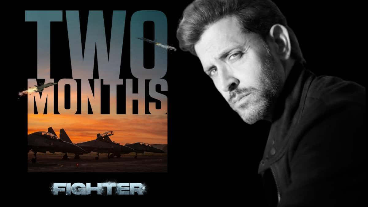 Born to fly. Sworn to protect: Hrithik Roshan ignites two-month countdown to Fighter's release with stunning poster