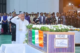 CM Siddaramaiah paid last respects to Captain Pranjal