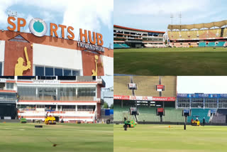 India vs Australia 2nd T20I  Thiruvananthapuram Greenfield Stadium  India vs Australia Greenfield Stadium  India vs Australia 2nd T20I Preparations  Karyavattom Greenfield Stadium  ഇന്ത്യ ഓസ്‌ട്രേലിയ രണ്ടാം ടി20  കാര്യവട്ടം ടി20  തിരുവന്തപുരം ഗ്രീന്‍ഫീല്‍ഡ് സ്റ്റേഡിയം  ഗ്രീന്‍ഫീല്‍ഡ് സ്റ്റേഡിയം ഇന്ത്യ ഓസ്‌ട്രേലിയ ടി20  കാര്യവട്ടം ഗ്രീന്‍ഫീല്‍ഡ് സ്റ്റേഡിയം ഒരുക്കങ്ങള്‍