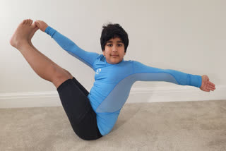 Indian-origin teen Yoga prodigy Ishwar Sharma wins gold in Europe championship