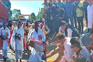 BJP MLA manab deka rally in lakhimpur