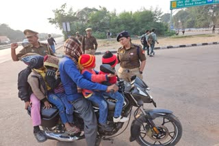 Father Caught Riding With 5 Kids On Bike :