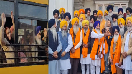 A batch from SGPC left for Pakistan to celebrate the birth anniversary of Sri Guru Nanak Dev Ji