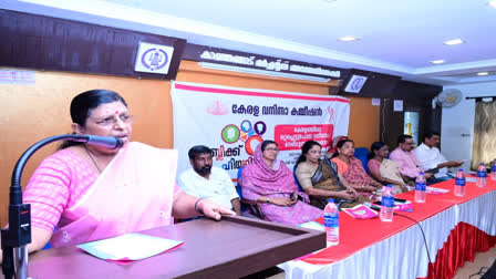 P Sathidevi  P Sathidevi about womens problems  Womens Commission  വനിതാ കമ്മിഷന്‍ അധ്യക്ഷ  പി സതീദേവി  വനിതകള്‍ നേരിടുന്ന പ്രശ്‌നങ്ങള്‍  വനിതാ കമ്മിഷന്‍  വ്യാപാരി വ്യവസായി ഏകോപന സമിതി  Traders and Industrialists Coordinating Committee  സ്ത്രീ സുരക്ഷ  Womens safety  advocate P Sathidevi