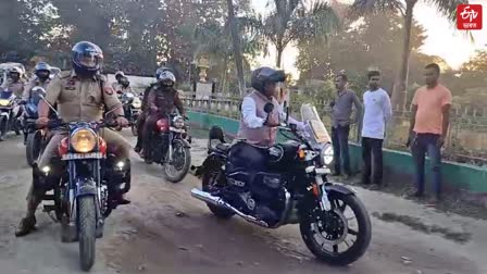 path suraksha jan andolan assam minister parimal suklabaidya joins bike rally in baksa