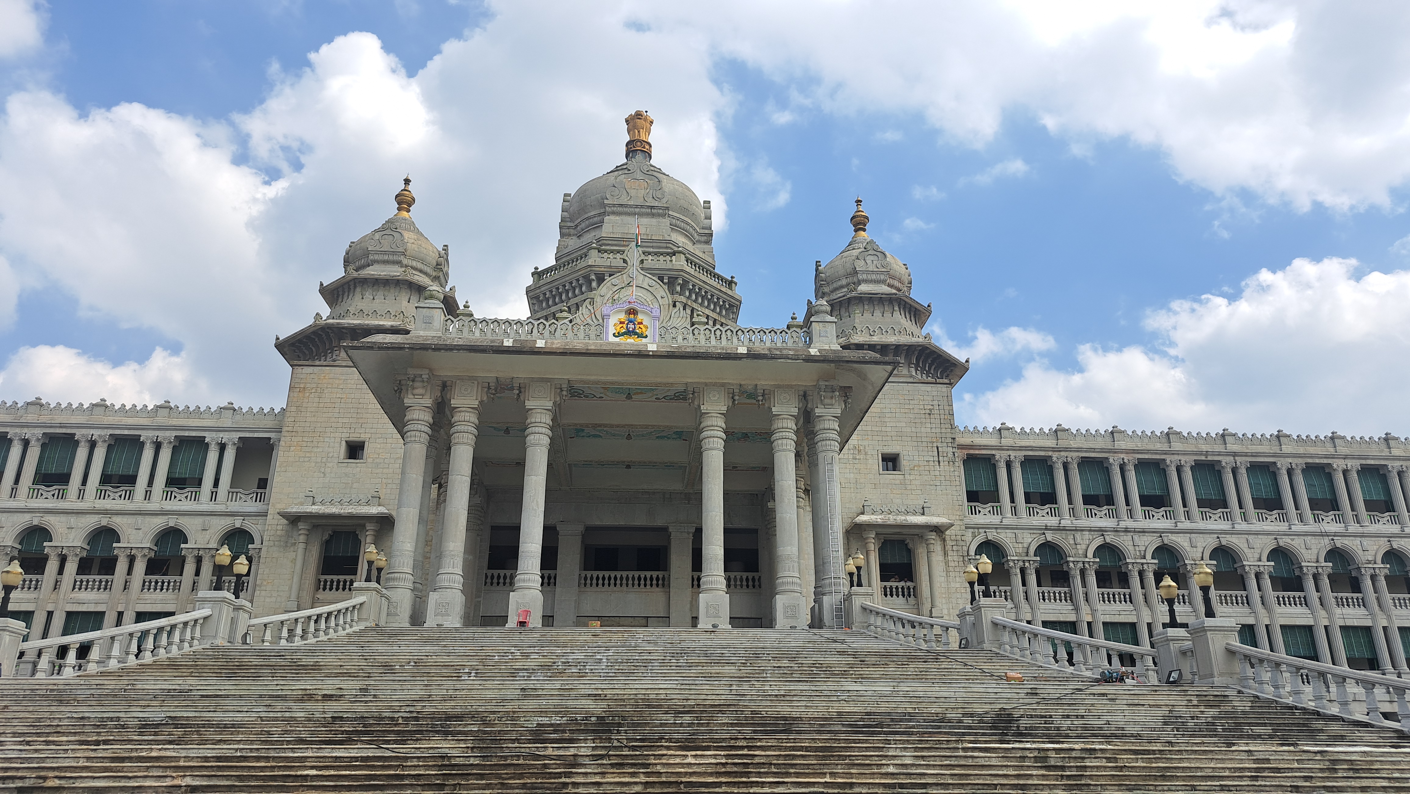 Preparation in  suvarna vidhana soudha  for winter session