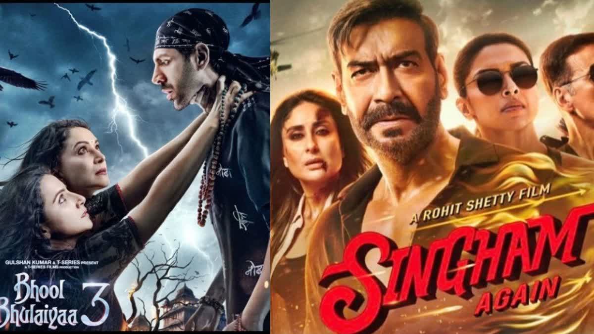 Bhool Bhulaiyaa 3 vs Singham Again