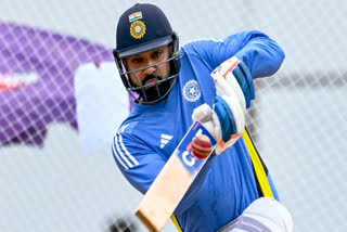 India captain Rohit Sharma was spotted in the India dressing room watching the Perth Test match and hit nets during lunch break.