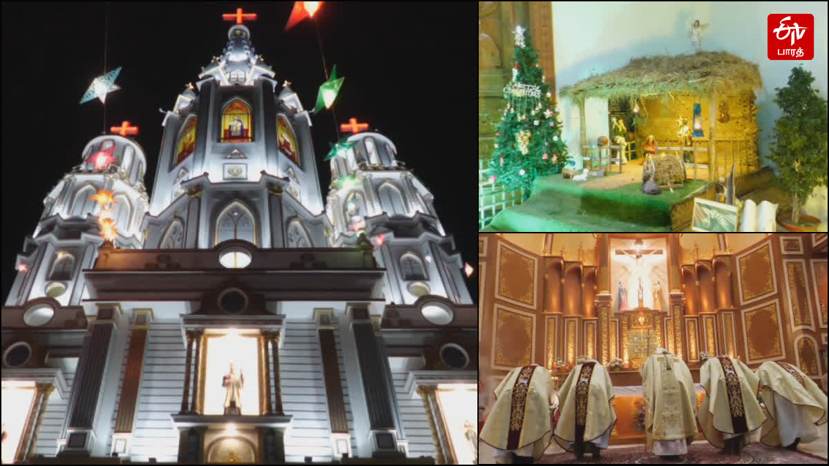 கிறிஸ்துமஸ் பண்டிகை: திருநெல்வேலி புனித சவேரியார் பேராலயத்தில் சிறப்பு பிரார்த்தனை!, st-xaviers-cathedral-church-christmas-celebration-at-tirunelveli