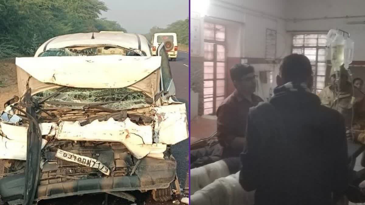 Two vehicles collide in Barmer