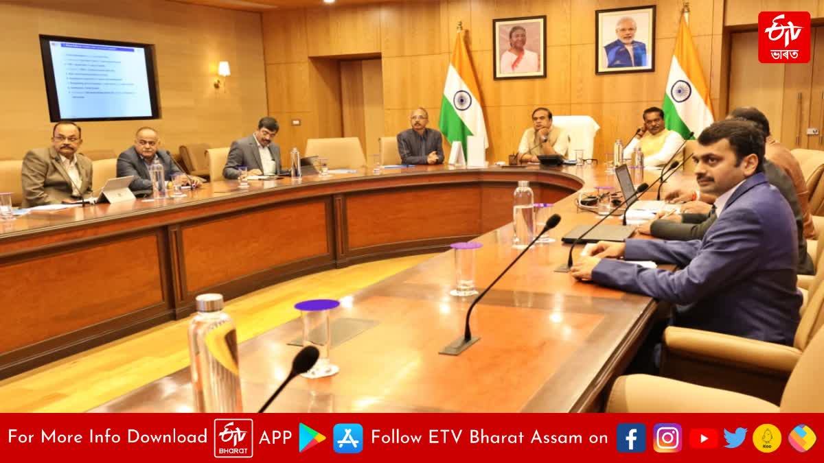 Chief minister Himanta Biswa Sarma reviews the draft Guwahati Master Plan 2045