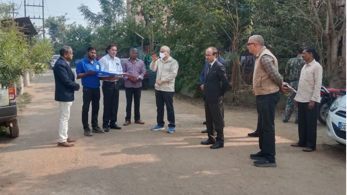 Chief Justice inspect the High Court Colony in Chakarbhantha