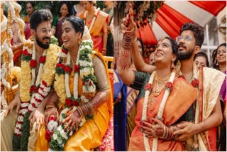 Music Director Vasuki Vaibhav shares his marriage photos