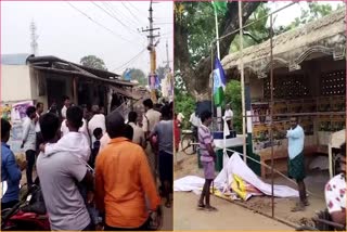 ycp_leaders_tear_the_tdp_leaders_flexies_fight_in_surampalli