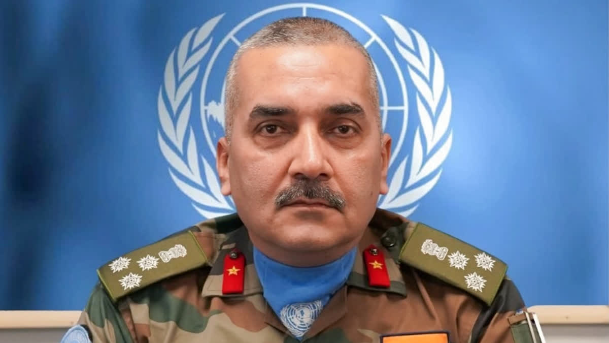 Indian Army posted the photo on its X account expressing condoles on the demise of Brigadier Amitabh Jha, who was serving as the Deputy Force Commander (DFC) of the United Nations Disengagement Observer Force (UNDOF) in the Golan Heights, on Tuesday.