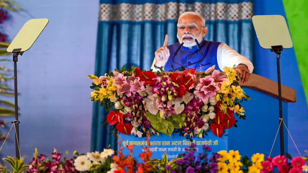 Modi Lays Foundation Stone Of Ken-Betwa Project; Recalls Ambedkar’s Vision, Slams Congress