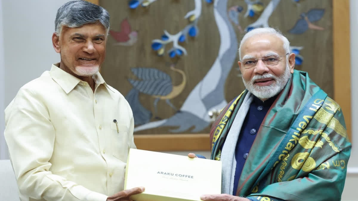 Andhra CM Chandrababu Naidu Meets Prime Minister Modi