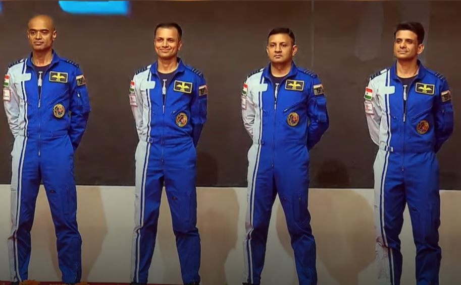 4 astronauts for Gaganyaan