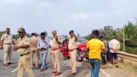 CAR ACCIDENT IN HAVERI