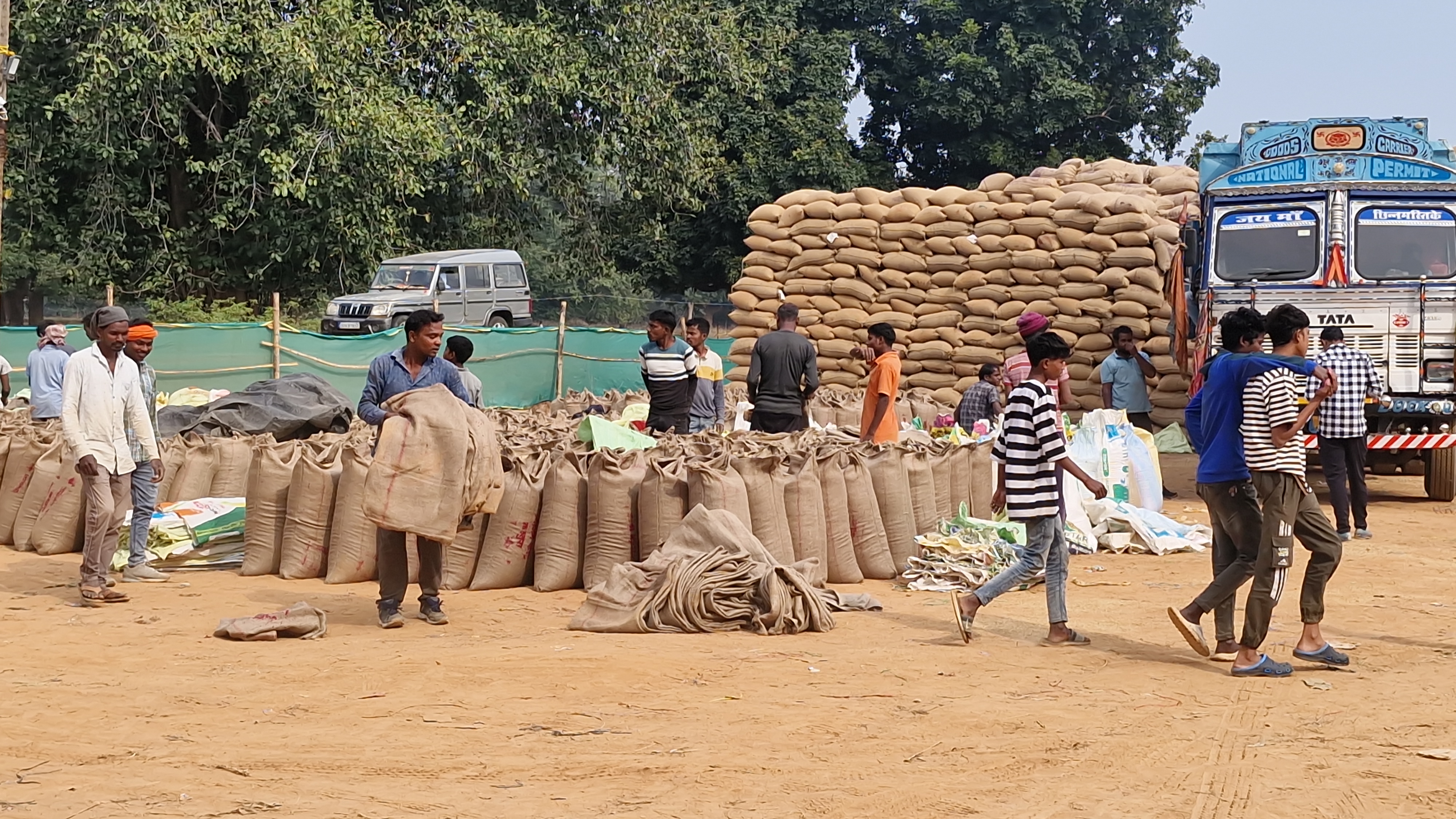 Jashpur paddy procurement center