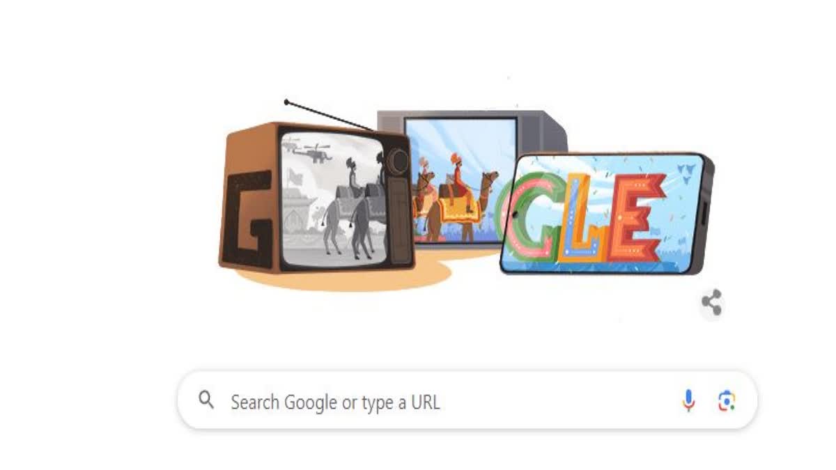 Googles doodle on 75th R Day