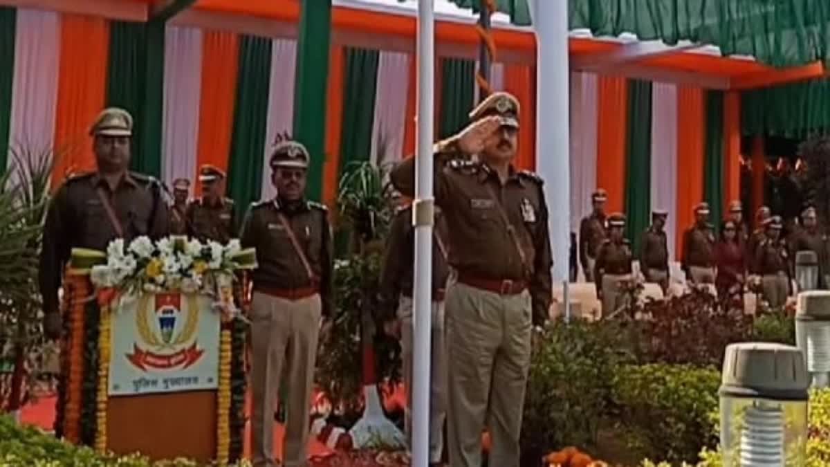 DGP Ajay Kumar Singh hoisted flag