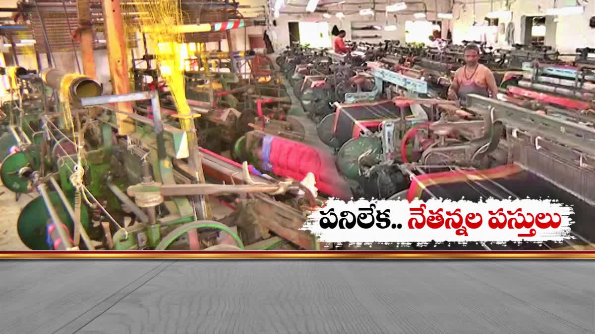 Handloom Workers Facing Problems For Unemployment