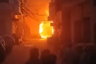 Fire incident in Delhi