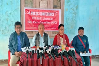 cpi(ml) hills party hold a press meet