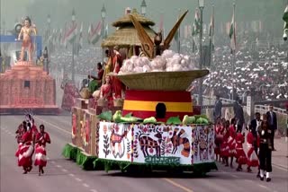 Tableau of Jharkhand Tasar Silk in Republic Day parade