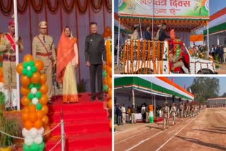 Minister Laxmi Rajwade hoisted Tiranga