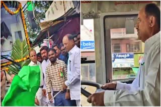 MLA Revuri Prakash Reddy Launched RTC Buses in Parkal