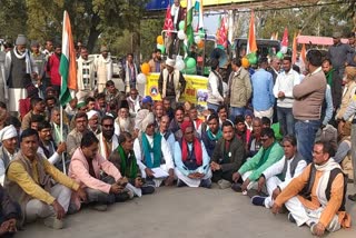 Rewa Farmers took out tractor march