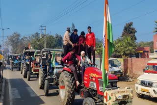 Farmers Tractor March In Haryana
