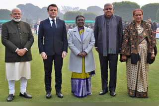 President Murmu hosts French counterpart Macron