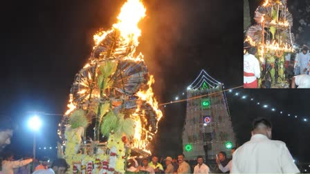 Chikallur Jatre  North tilted chandramandhala  ಚಿಕ್ಕಲ್ಲೂರು ಜಾತ್ರೆ ಆರಂಭ  ಉತ್ತರಕ್ಕೆ ವಾಲಿದ ಚಂದ್ರಮಂಡಲ