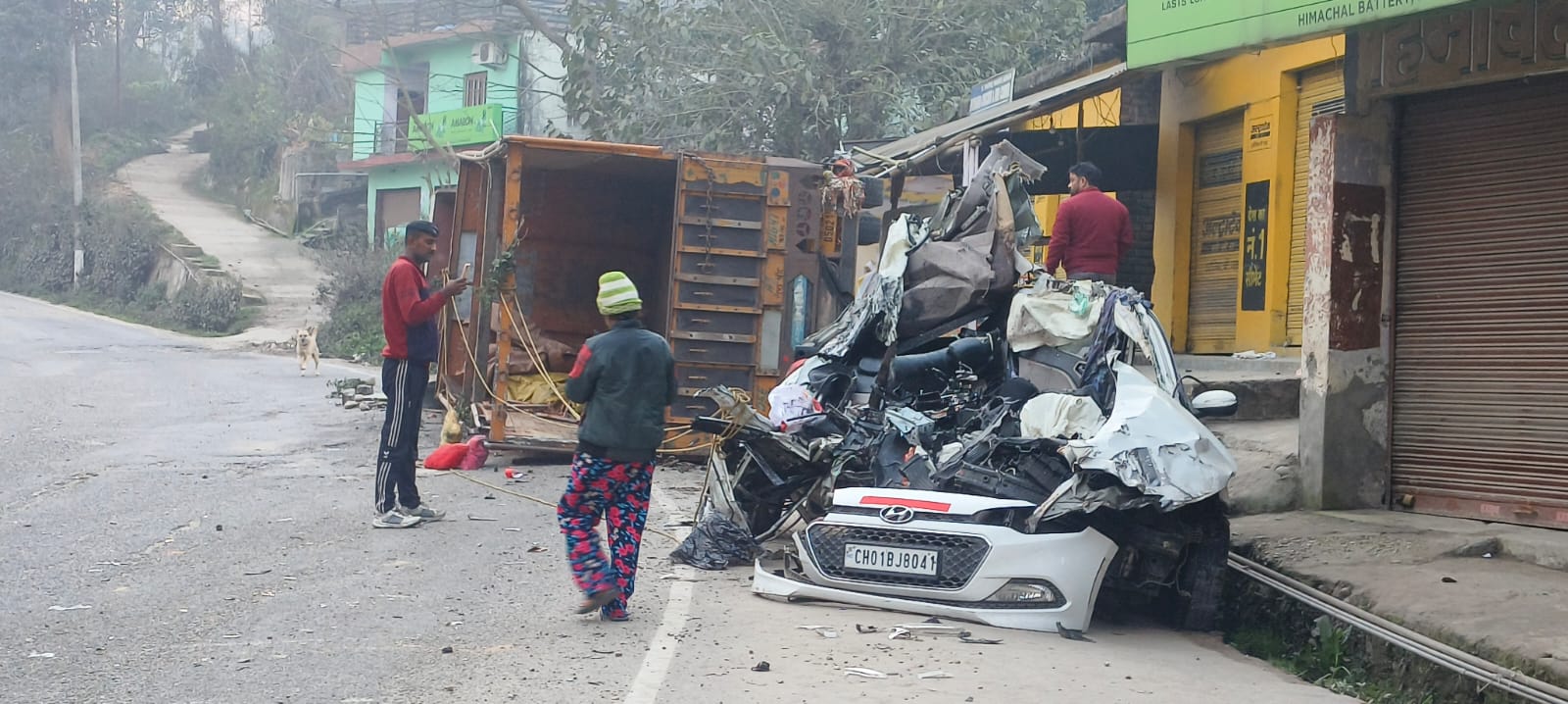 Road Accident In Dehra Kangra