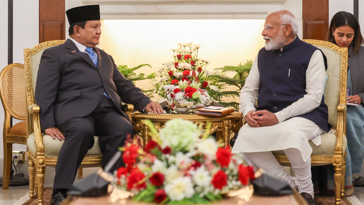 PM Modi with Indonesian President Prabowo Subianto