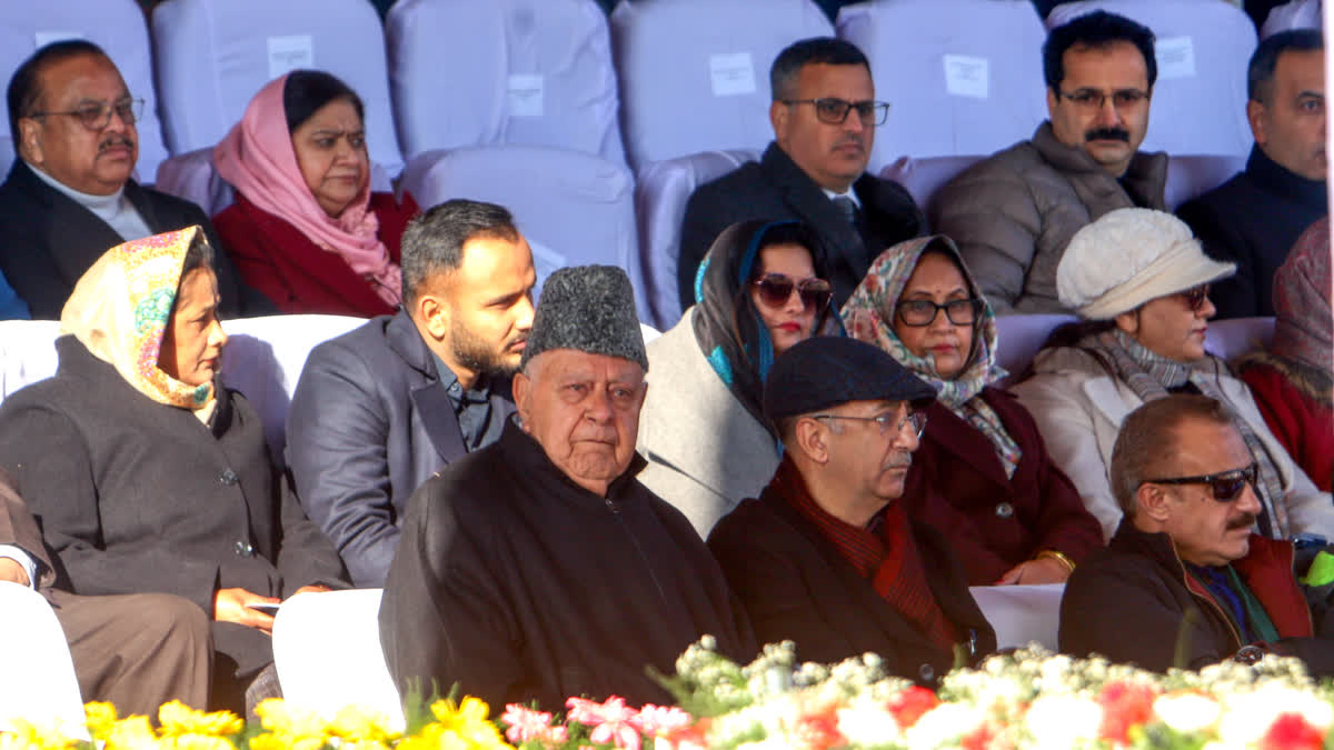 Republic Day celebrations at Bakshi Stadium