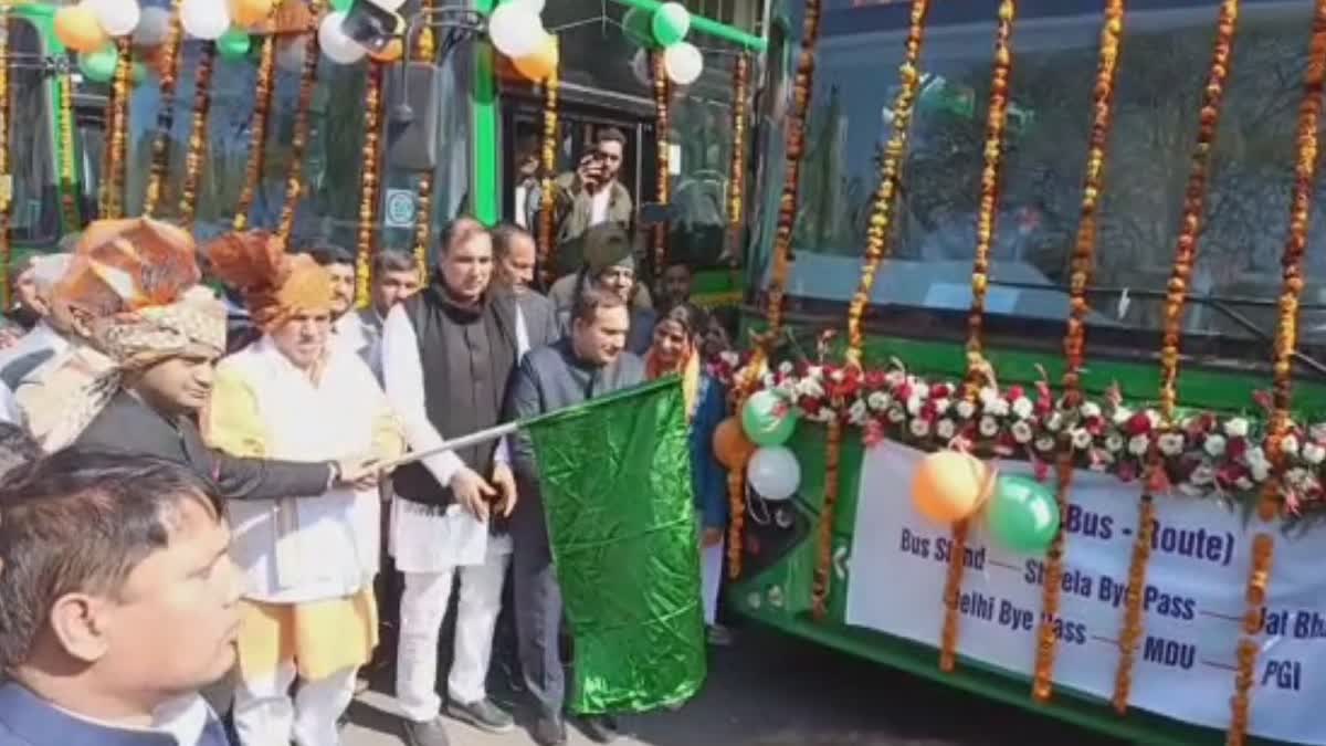 Electric Bus Service in Rohtak