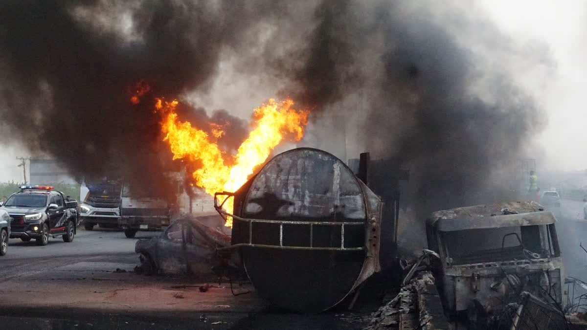 Several killed after tanker carrying gasoline exploded in Nigeria