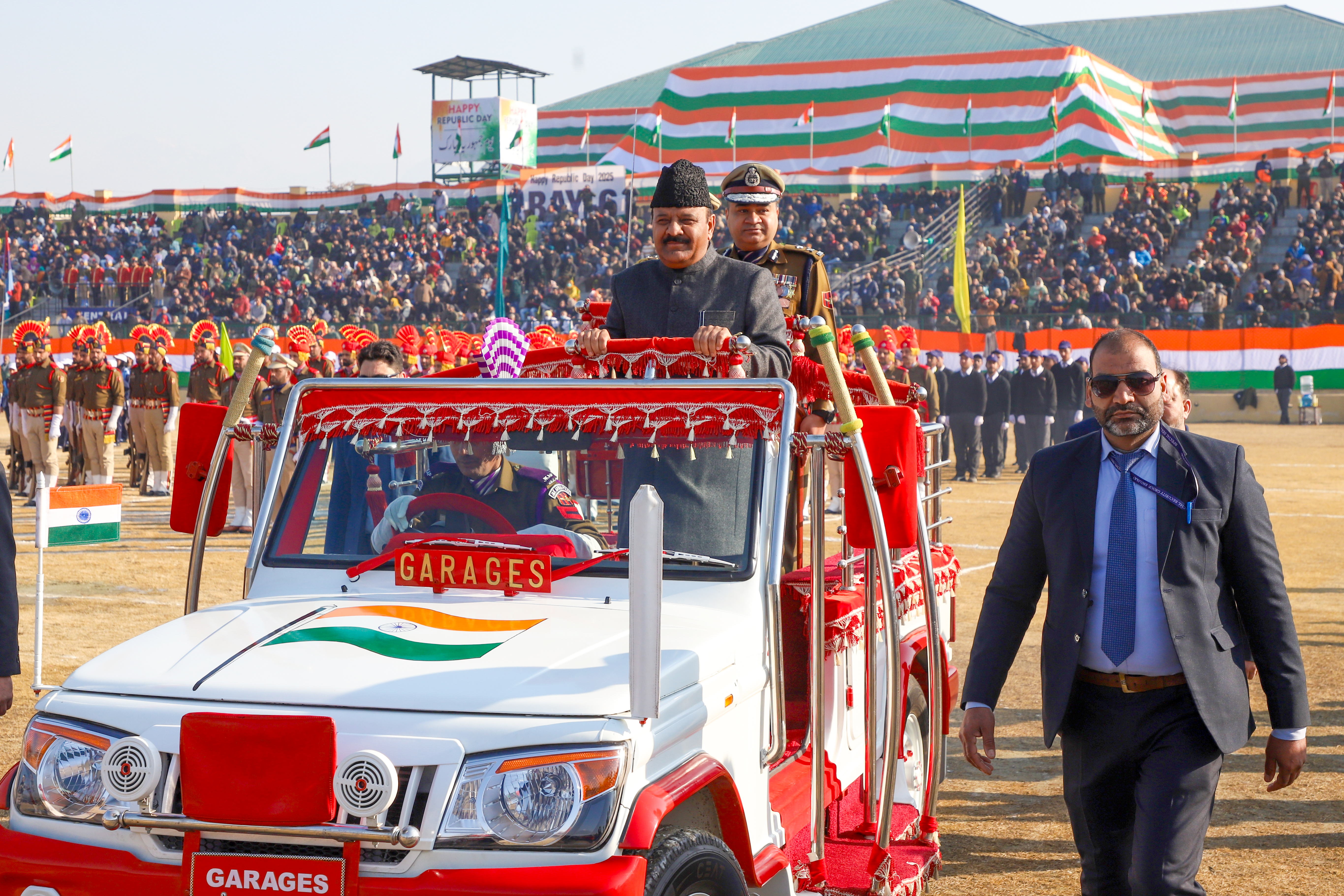 76th Republic Day celebrations at Bakshi Stadium