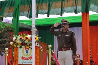 DGP HOISTED THE FLAG IN RANCHI