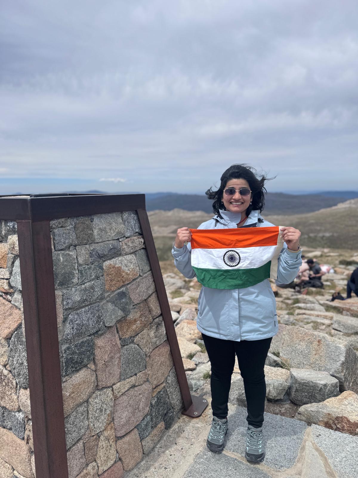 Shivangi Pathak at Mount Kosciuszko